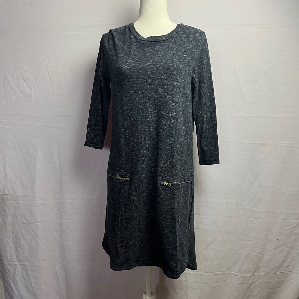 Classic Revival Gap Designed & Crafted Cotton Dress S Black White Quiet Luxury